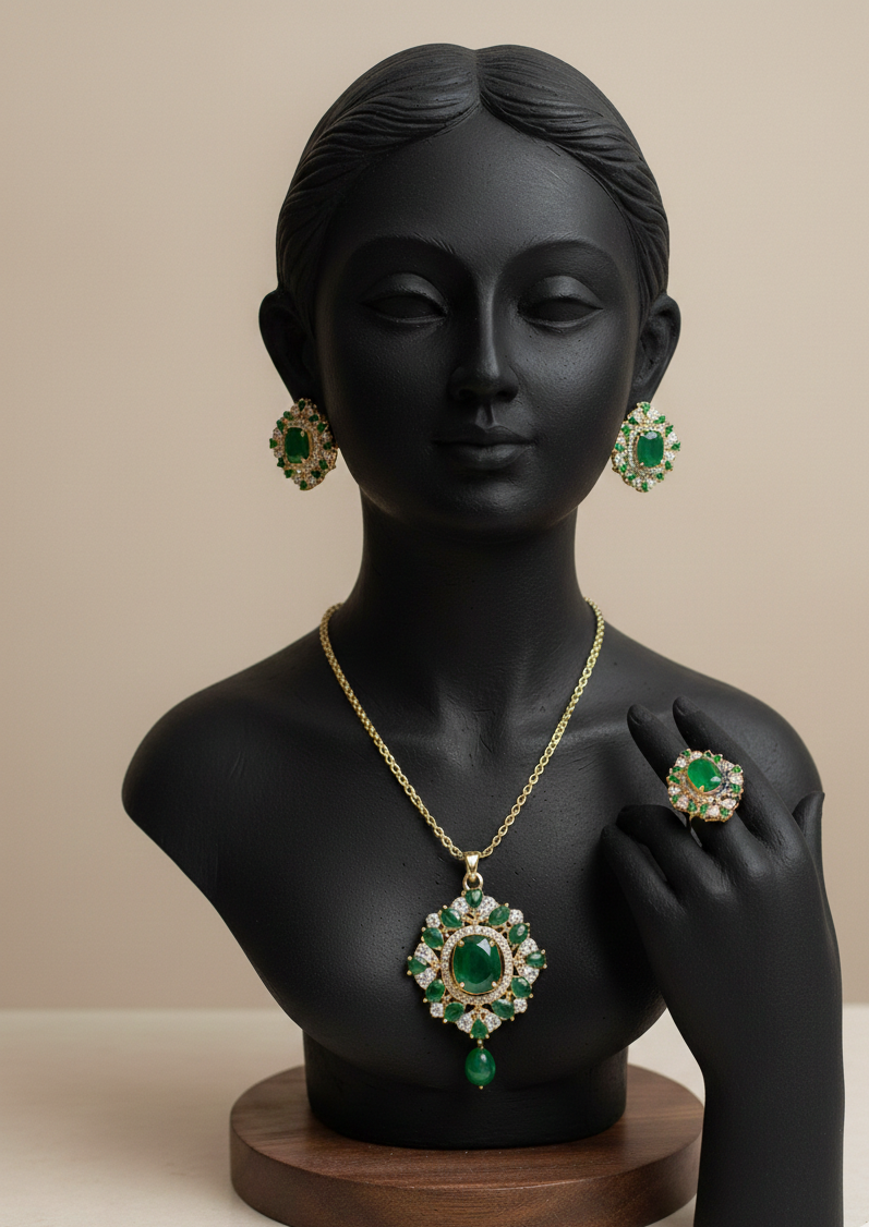 Vibrant Green Luxury Jewellery