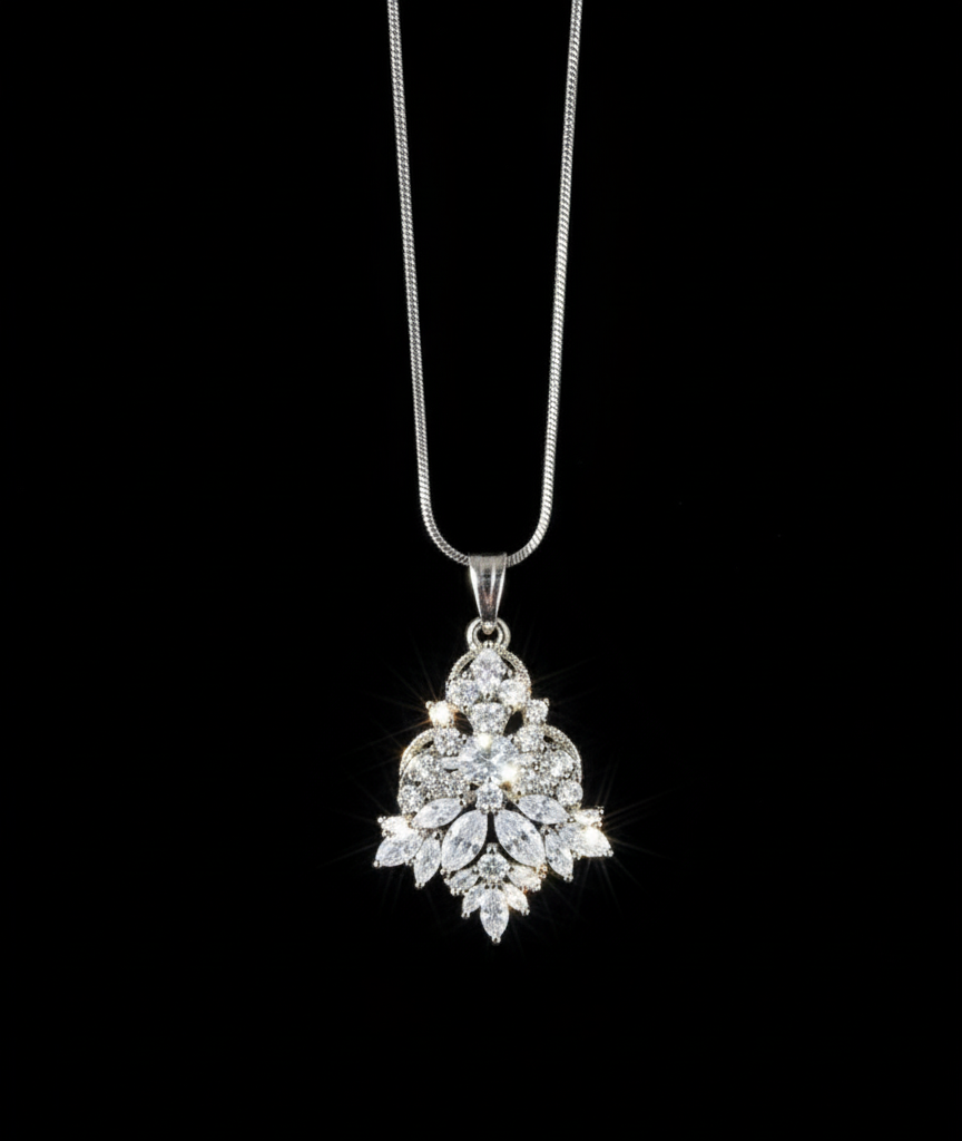 Sparkle‑Tastic Diamond‑kissed Jewellery Set