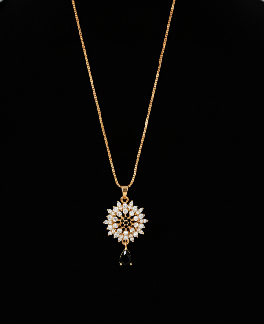 🔹 *Stunning Gold Jewellery Set ✨* – necklace & earrings combo that screams elegance!