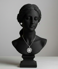 Stunning Silver Diamond‑Cut Flower Jewellery Set