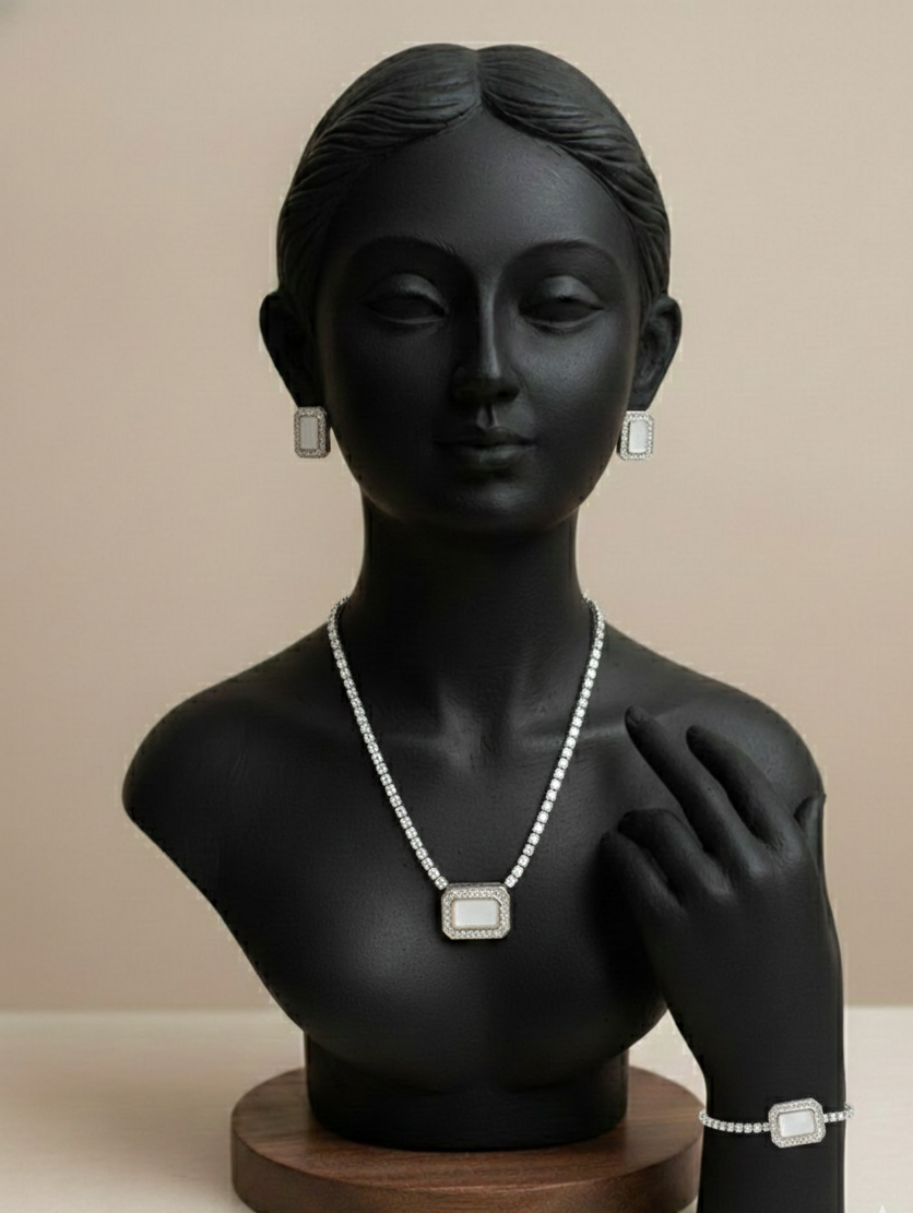 Three-Piece Emerald-Cut Set