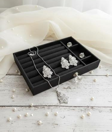 Sparkle‑Tastic Diamond‑kissed Jewellery Set