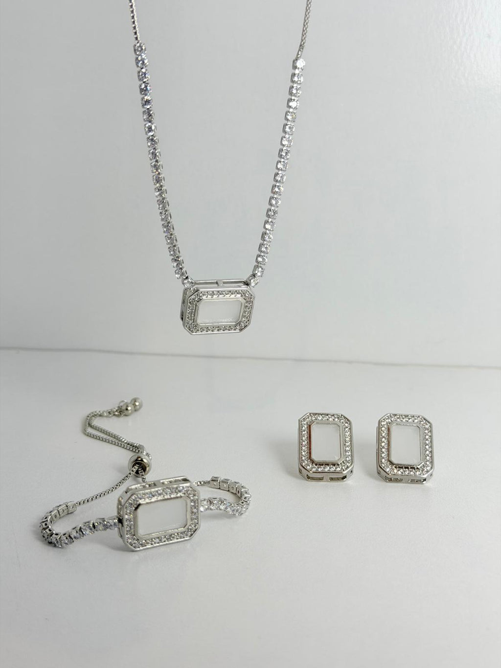 Three-Piece Emerald-Cut Set