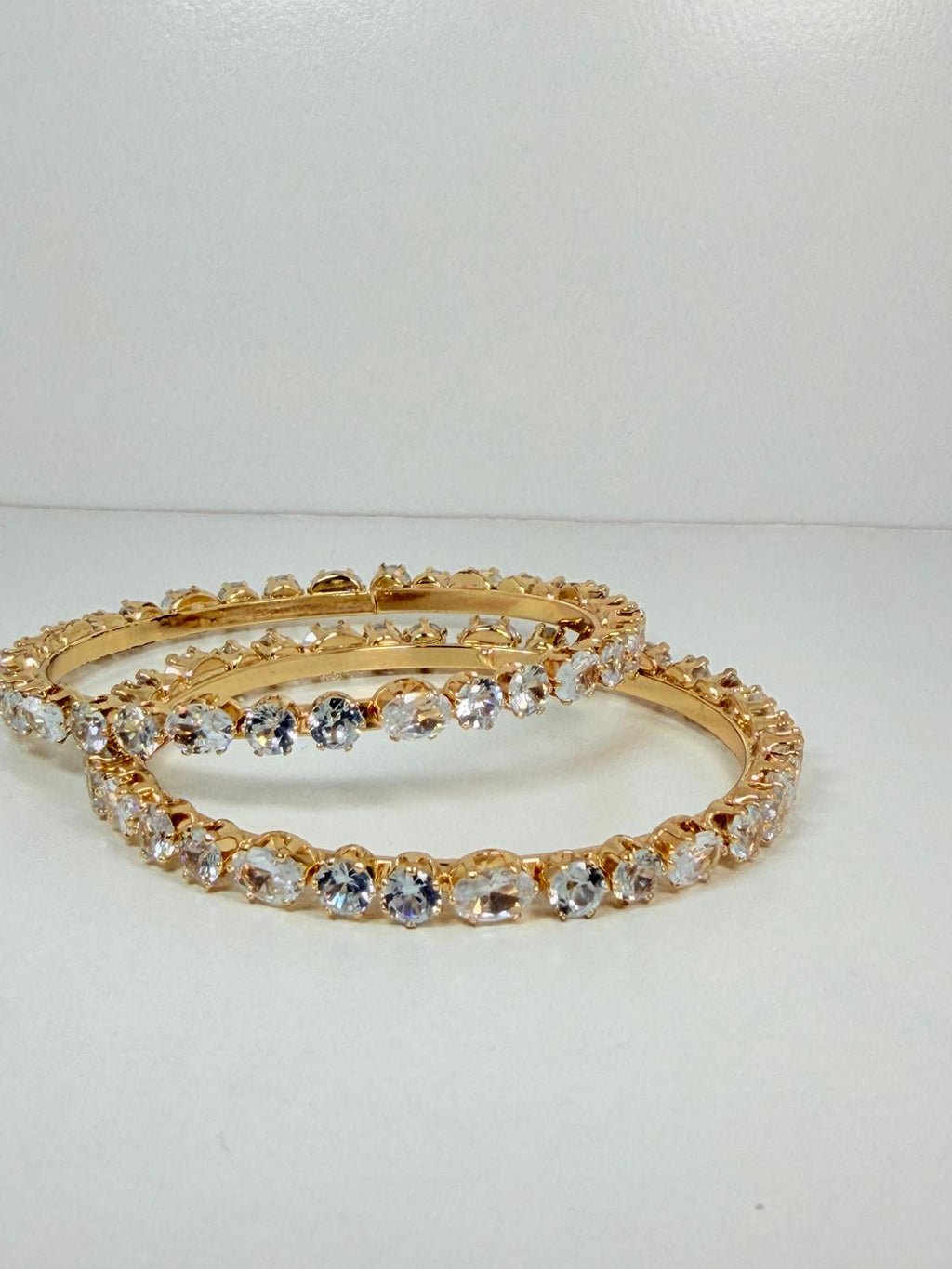 ✨ *Gold Zirconia Bangle Duo* ✨