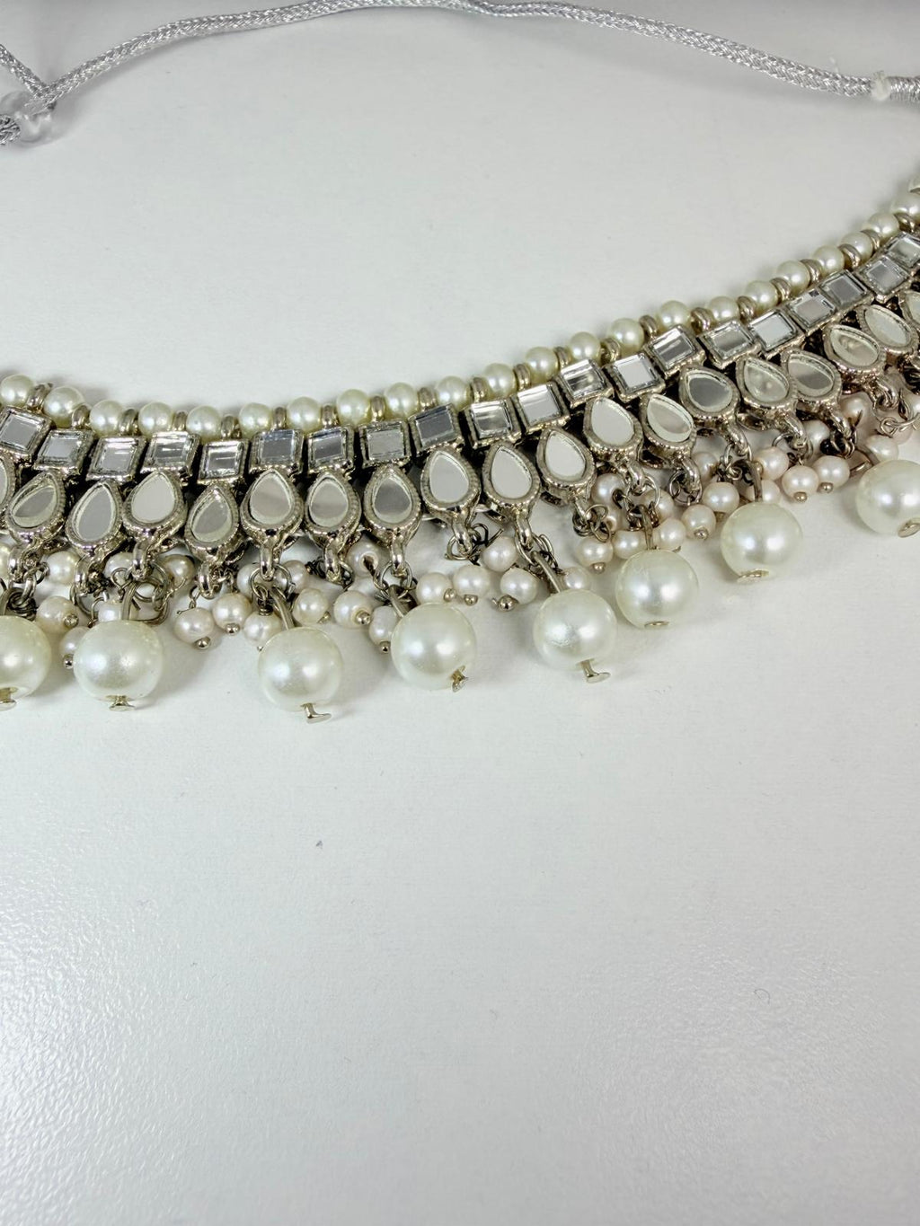 Stunning Pearl & Crystal Choker Set