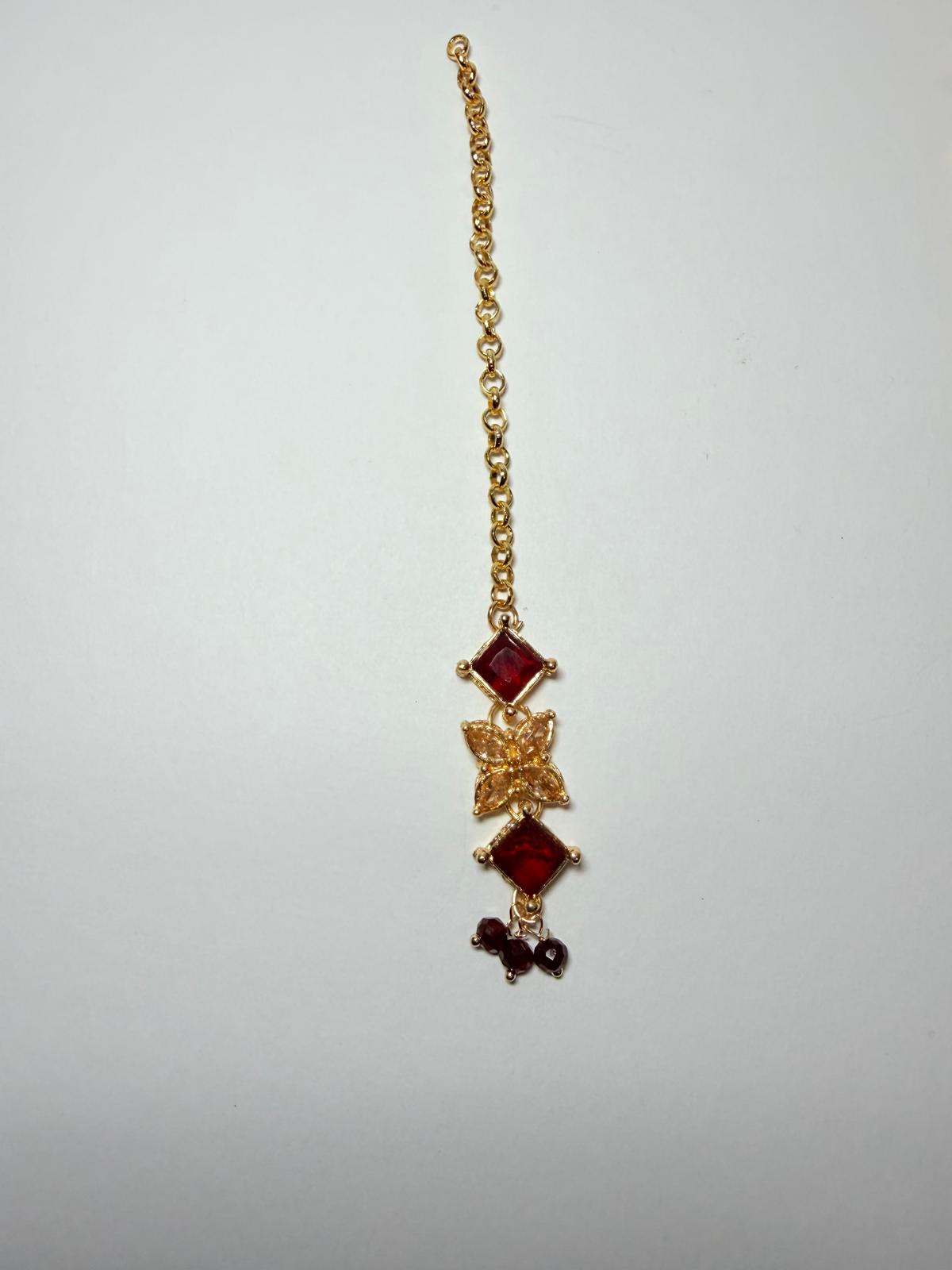 Crimson Princess Set| The Shahi Garnet Collection|