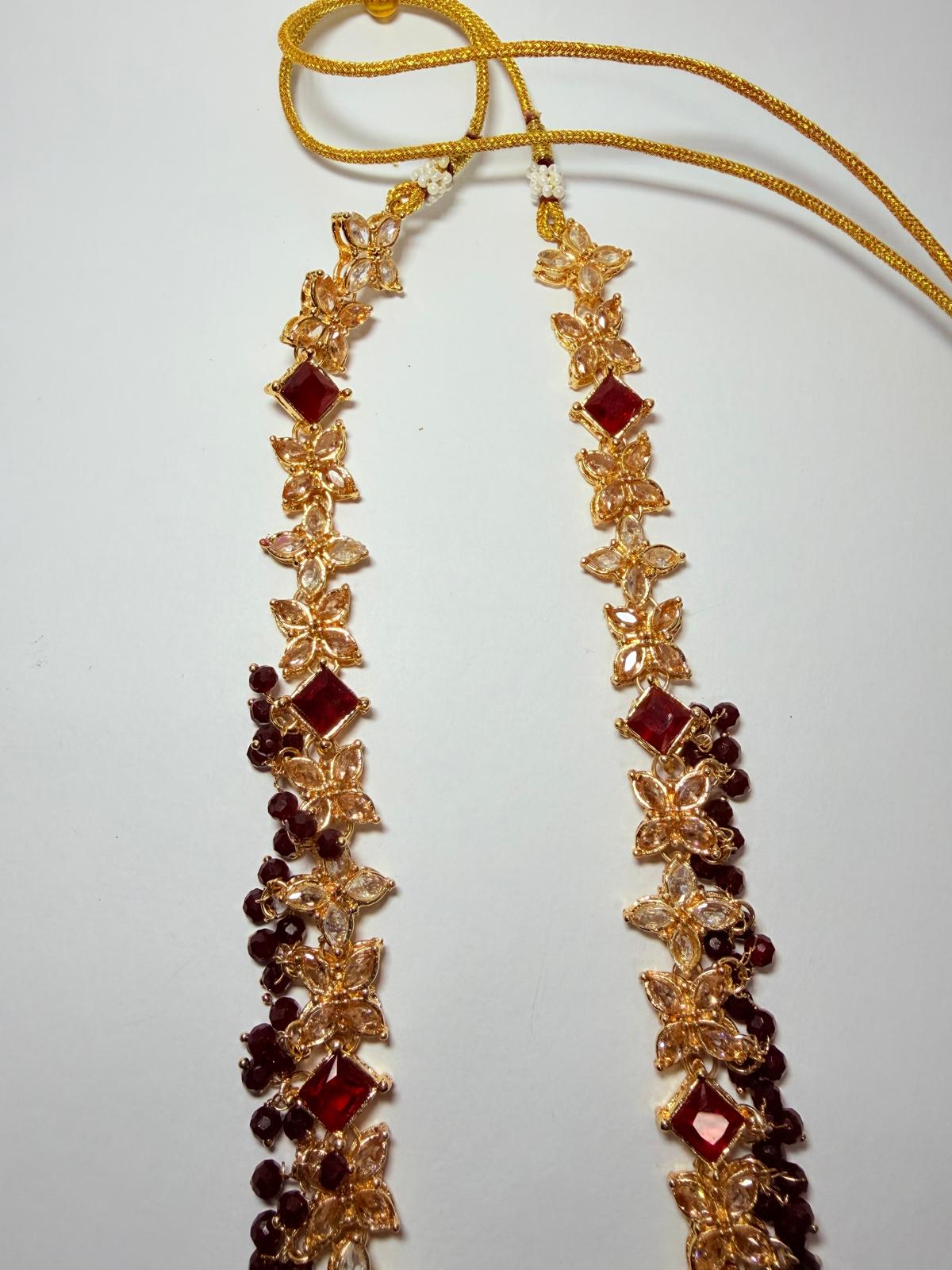 Crimson Princess Set| The Shahi Garnet Collection|