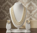 ✨ Stunning 5‑strand pearl necklace that drapes elegantly for any occasion 💫